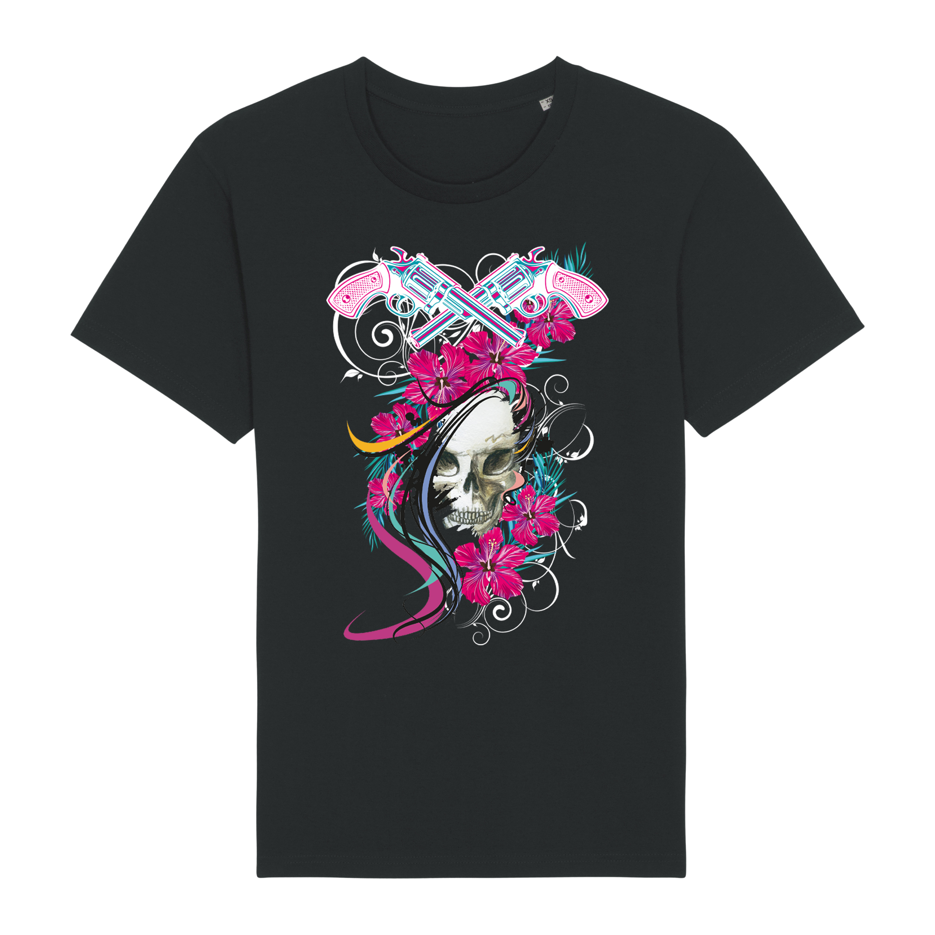T shirt uomo Teschio Color by AryArt Kloberi