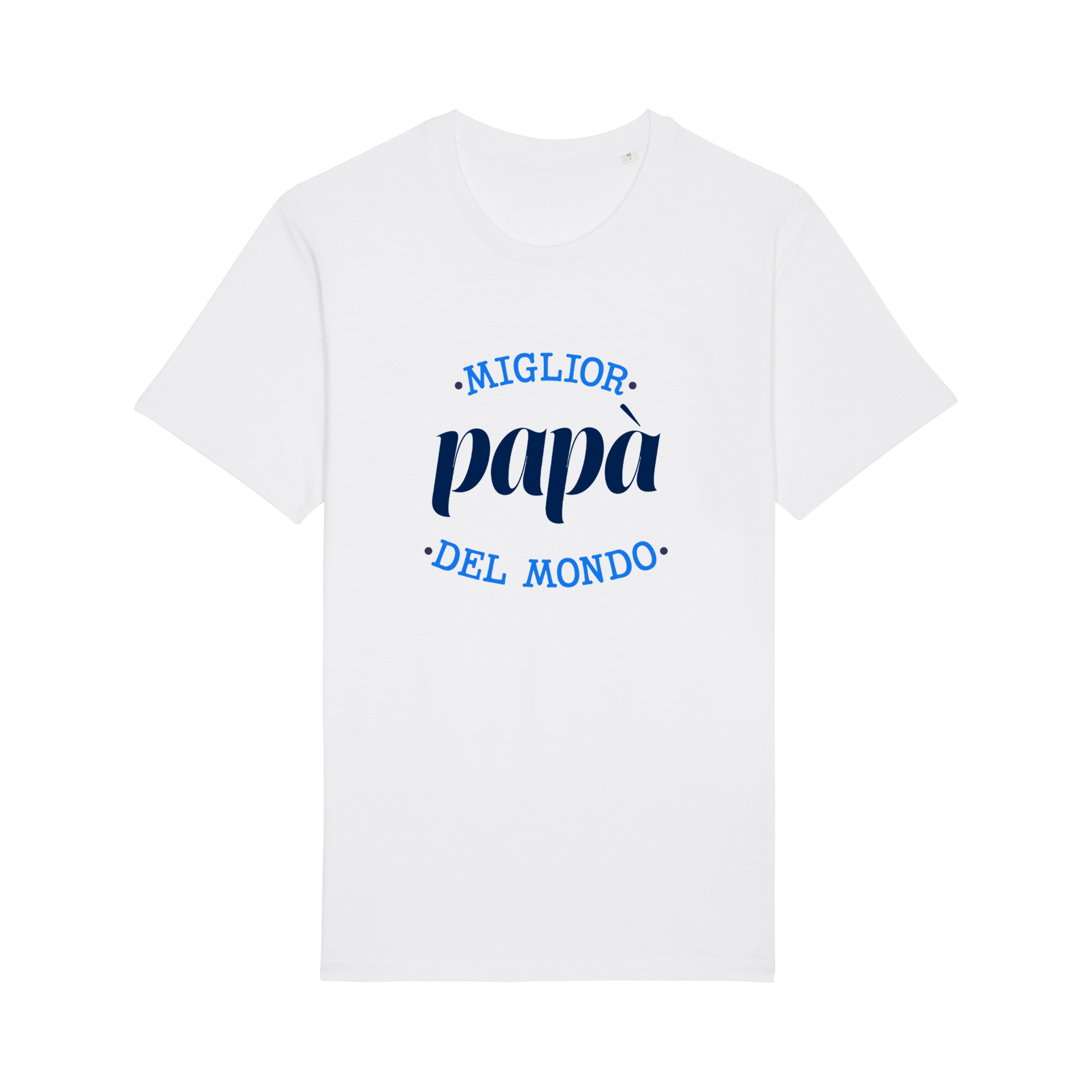 T shirt uomo Festa del papa Miglior papa del mondo